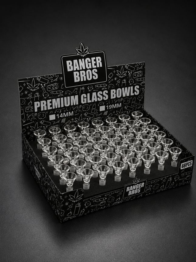 Banger Bros Glass Bowls Display