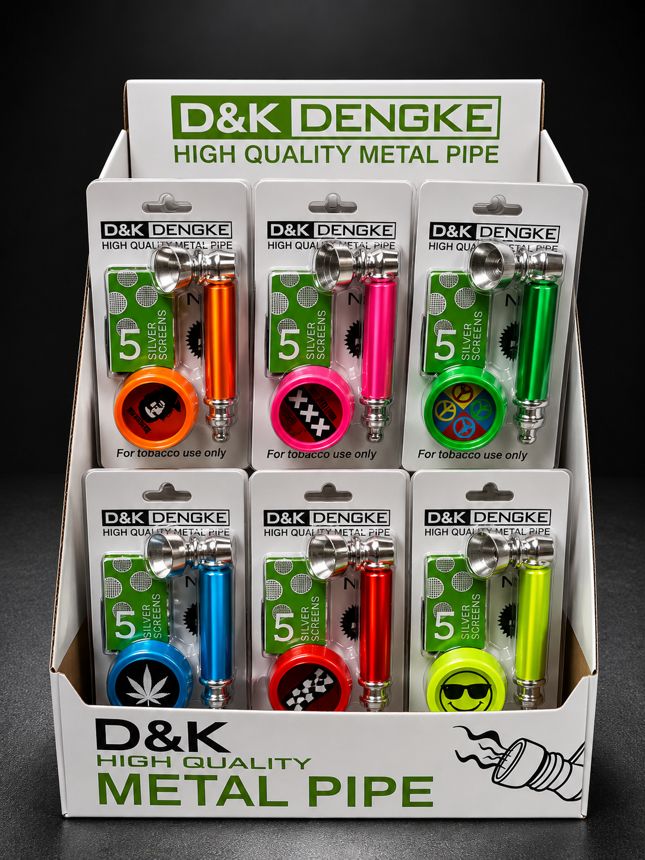 D&K Colored Metal Pipe Display