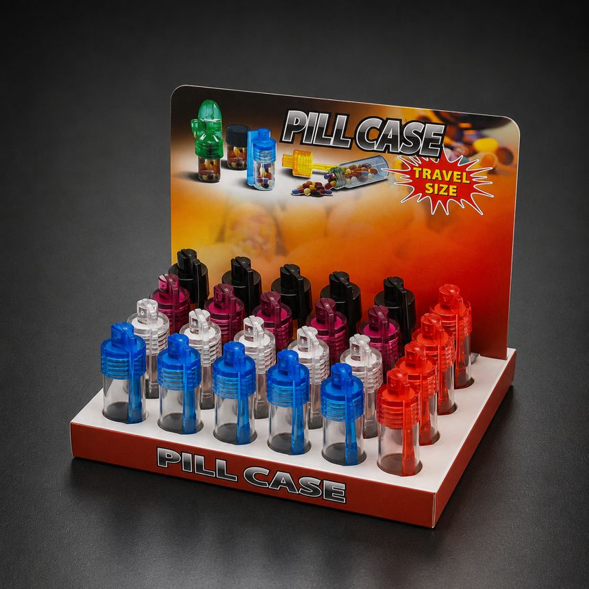 Novelty Pill Cases Display